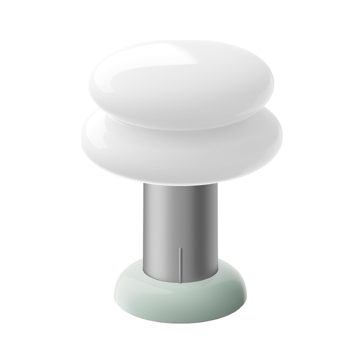 Snowman 12 — Silver / Light Mint