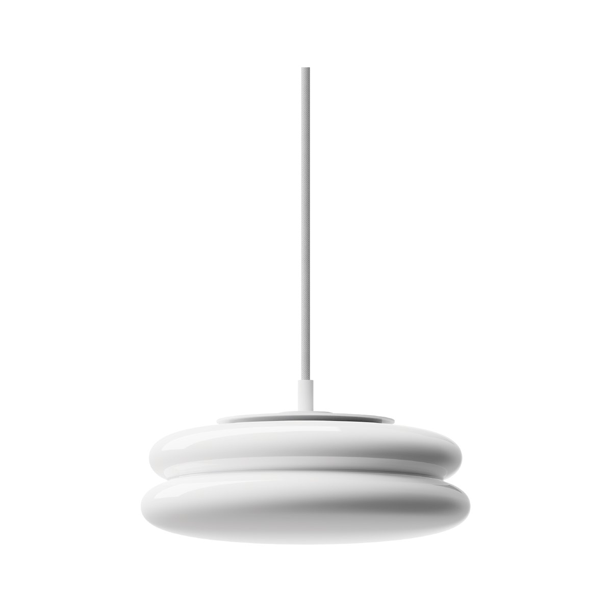 SNOWMAN25 SOLID Pendant — White
